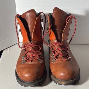 Timberland 1978 waterproof Brown Leather Hiking Boots size 12